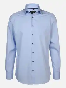 Herren Cityhemd mit langem Arm Blau