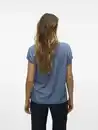 Bild 2 von Vero Moda VMLAVA PLAIN SS TOP L Shirt Blau