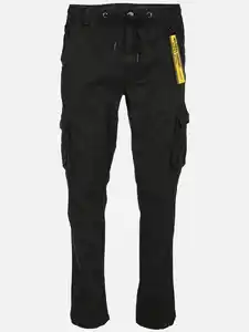 Herren Cargohose mit Komfortbund Schwarz