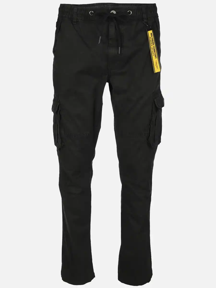Bild 1 von Herren Cargohose mit Komfortbund Schwarz