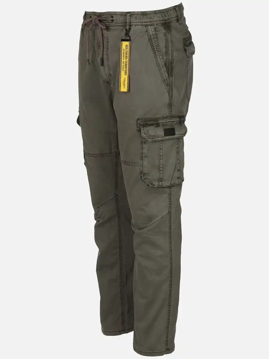 Bild 3 von Herren Cargohose mit Komfortbund Grau
