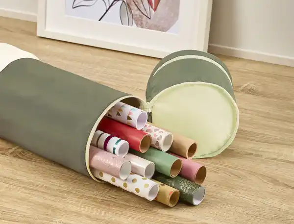 Bild 3 von IDEENWELT Geschenkpapierorganizer Oliv
