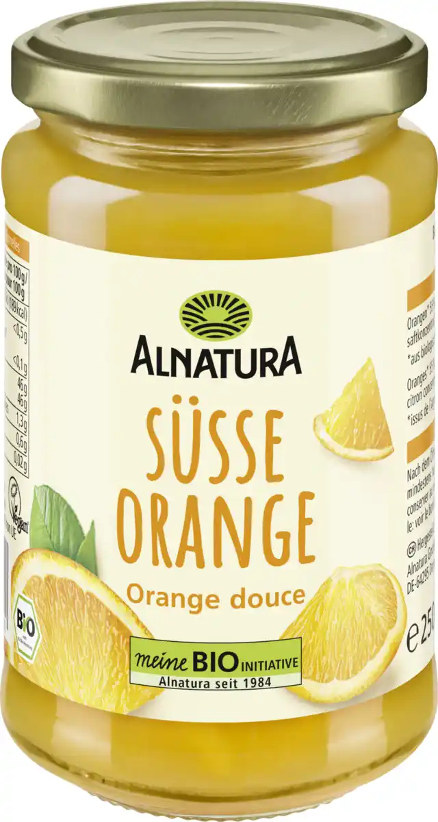 Bild 1 von Alnatura Bio Fruchtaufstrich Süße Orange, 250 g