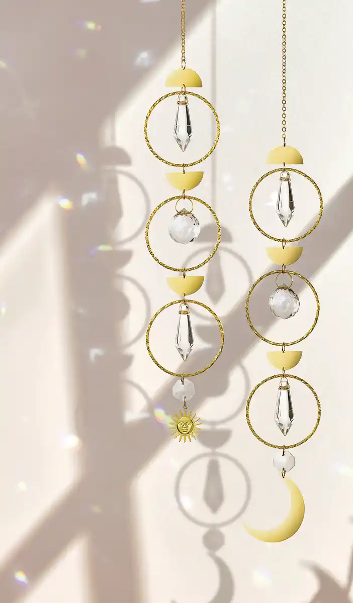 Bild 4 von IDEENWELT 2er Set Sonnenfänger Gold