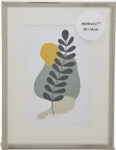 IDEENWELT STAHL RAHMEN SILBER 10X15CM