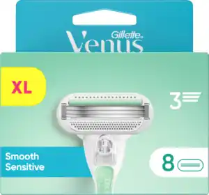 Gillette Venus Rasierklingen, Smooth Sensitive, 8 St