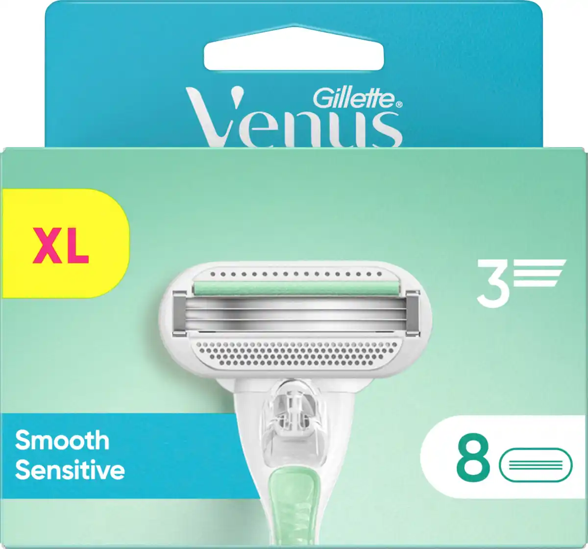Bild 1 von Gillette Venus Rasierklingen, Smooth Sensitive, 8 St