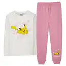 Bild 1 von LICENSED Kinder Pokémon Schlafanzug, Cremefarben/Rose, 110/116