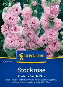 Kiepenkerl Blumensamen Stockrosen Chater’s Double Pink für ca. 30 Pflanzen