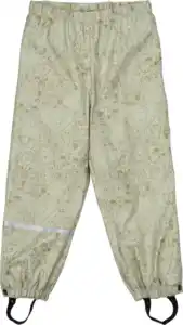 Mikk-Line Regenhose gefüttert, grün, Gr. 98/104, 1 St