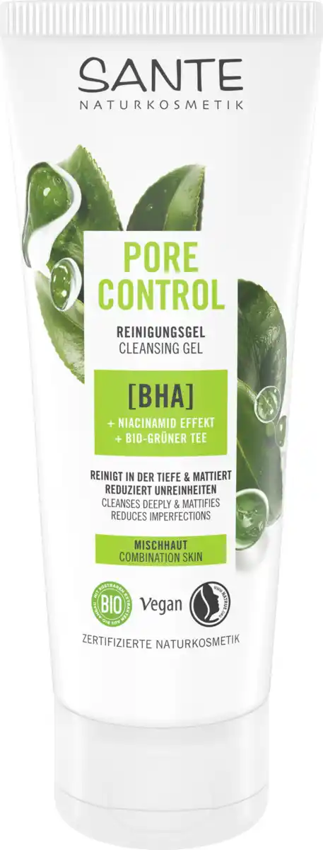 Bild 1 von SANTE NATURKOSMETIK Reinigungsgel Pore Control BHA, 100 ml