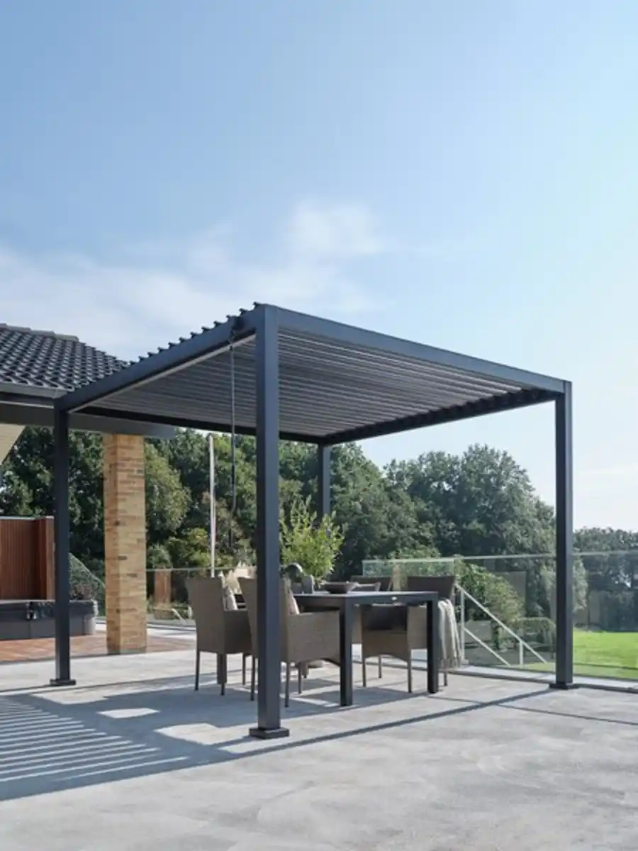 Bild 1 von Pergola KONGEMOSE B3xL3xH2.36m schwarz
