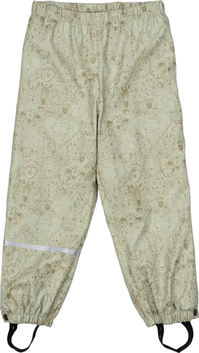 Bild 1 von Mikk-Line Regenhose gefüttert, grün, Gr. 86/92, 1 St