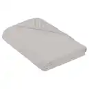 Bild 1 von NOVITESSE Supersoft-Spannbetttuch, Komfortgröße, Hellgrau