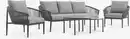 Bild 1 von Lounge-Set HOLMESTRAND 5 Pers. grau