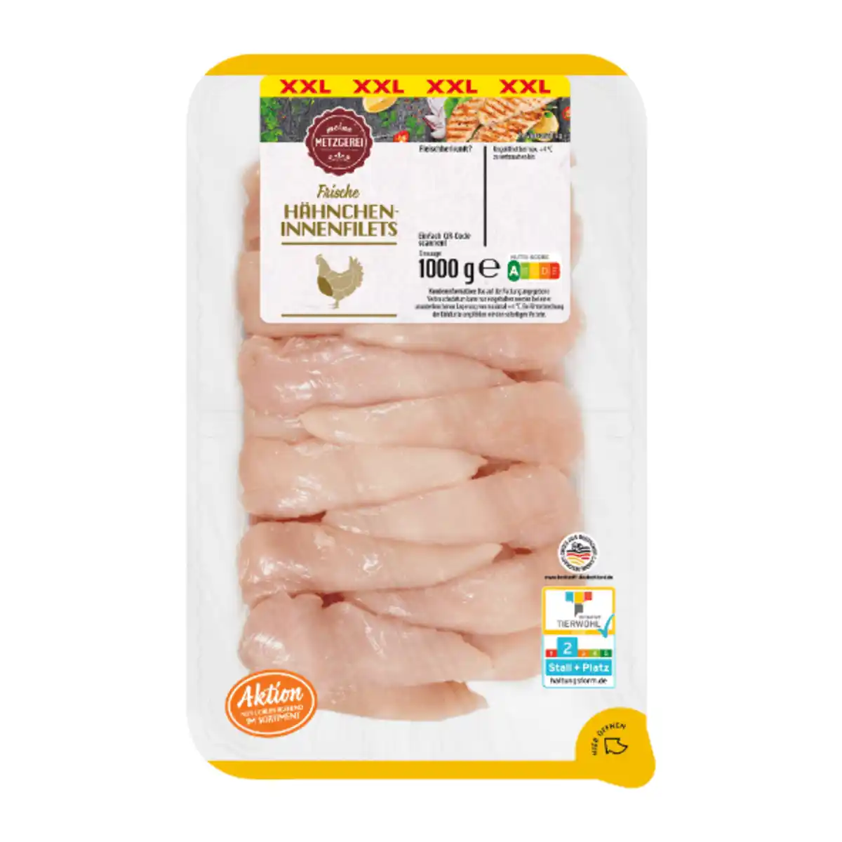 Bild 2 von MEINE METZGEREI Hähnchen-Innenfilets XXL 1kg