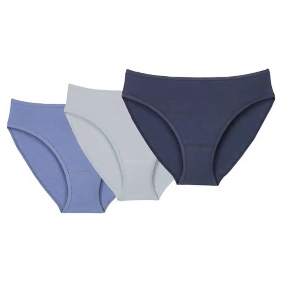 Bild 1 von UP2FASHION BASICS Damen Unterhose 3er-Pack, Mini, Blau, S 36/38