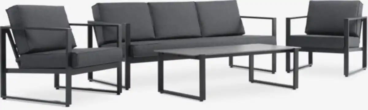 Bild 1 von Lounge-Set VONGE 5 Pers. schwarz