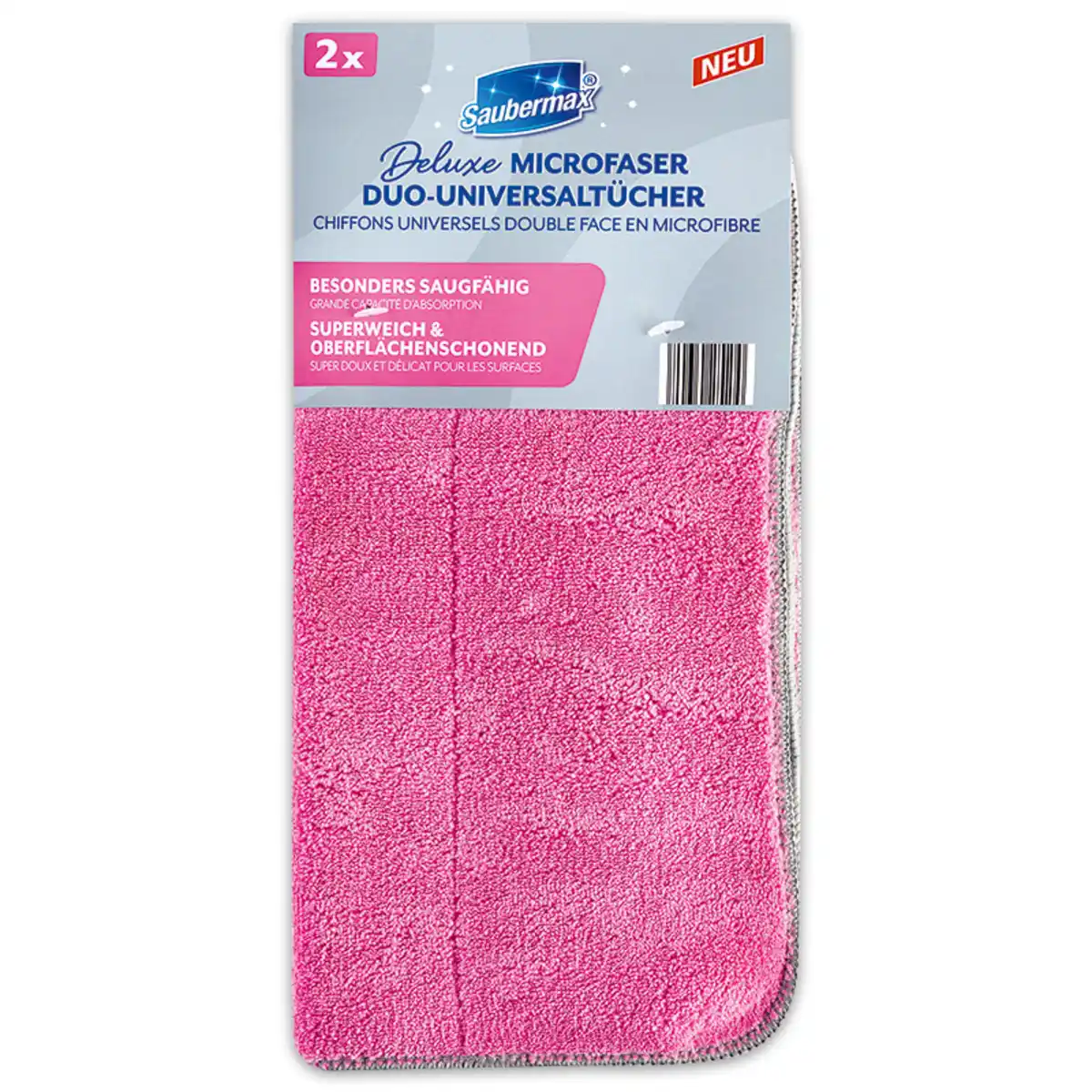 Bild 2 von Saubermax Deluxe Microfaser Duo-Universaltücher