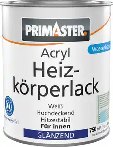 Primaster Acryl Heizkörperlack weiß glänzend 750 ml
