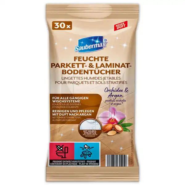 Bild 4 von Saubermax/Lifeform Feuchte Boden-/ Reinigungstücher