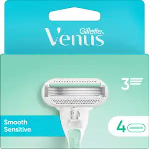Gillette Venus Rasierklingen, Smooth Sensitive, 4 St