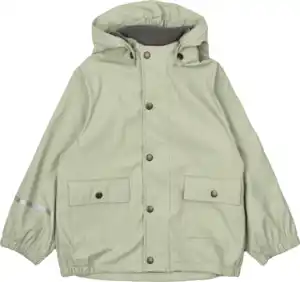 Mikk-Line Regenjacke gefüttert, grün, Gr. 86/92, 1 St