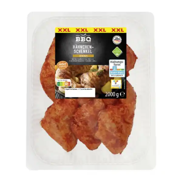 Bild 2 von BBQ Hähnchen-Schenkel mit Rückenstück XXL 2kg