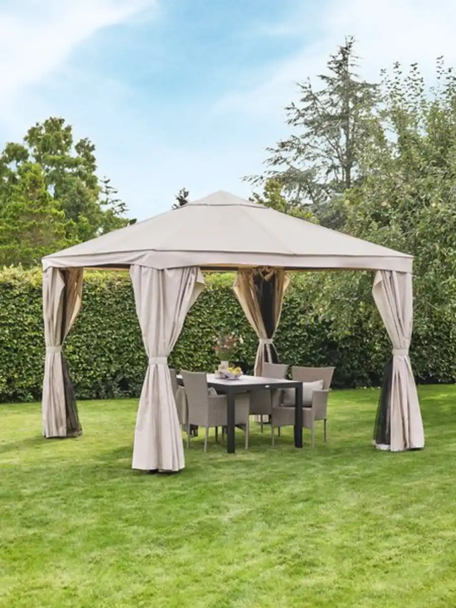 Bild 1 von Pavillon NORDMARKA B3xL3xH2.78m beige