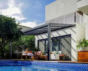 Canopia Terrassenüberdachung Stockholm  515 x 330,5 cm anthrazit