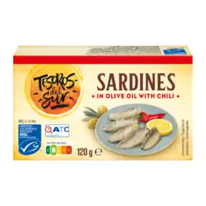 TESOROS DEL SUR Sardinen 120g