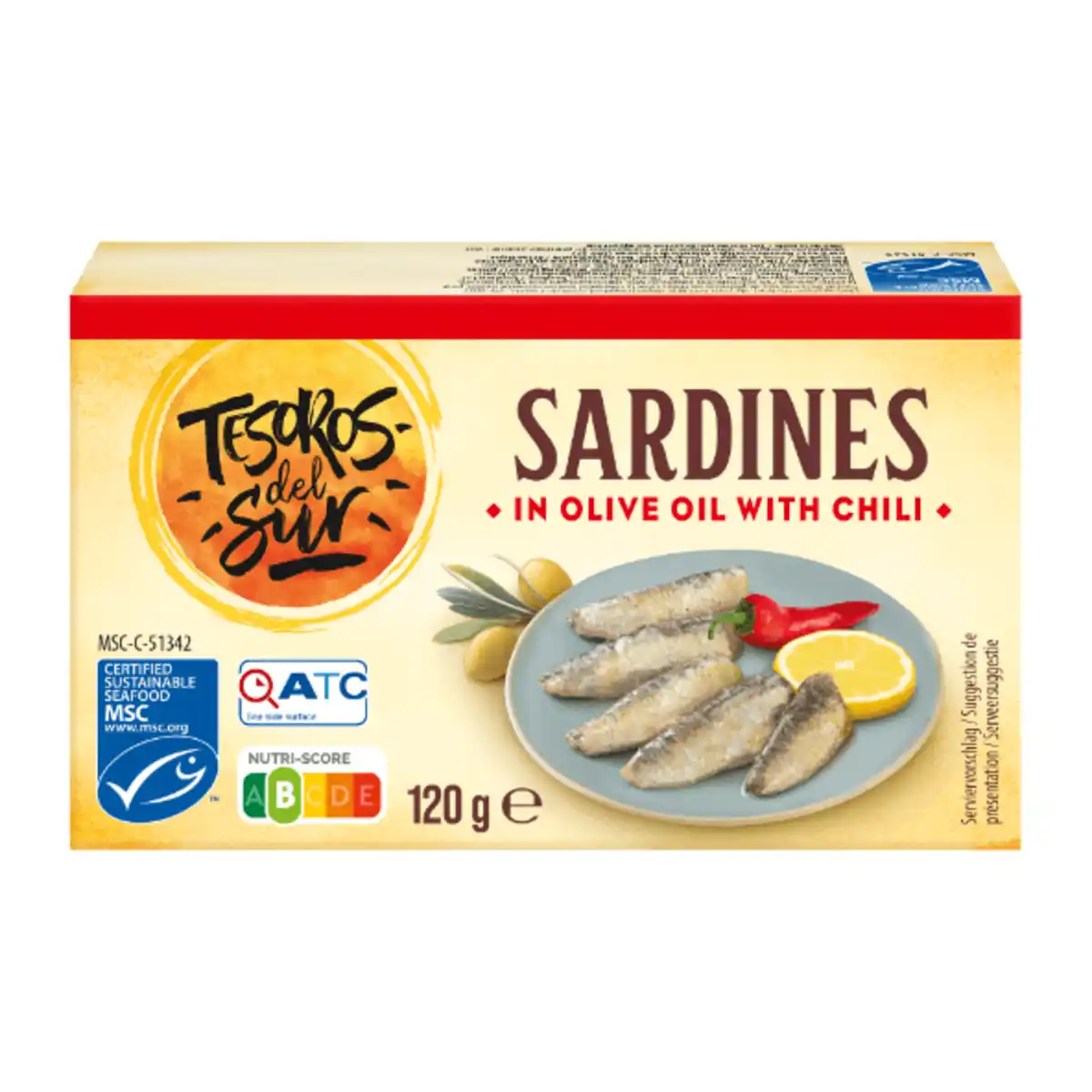 Bild 1 von TESOROS DEL SUR Sardinen 120g