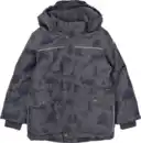 Bild 1 von Mikk-Line Schneejacke mit Fleece-Futter & Wald-Muster, grau, Gr. 98/104, 1 St