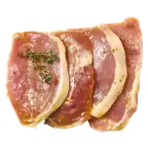 Die Rostocker Schweinerückensteak mariniert, Käse oder Bier