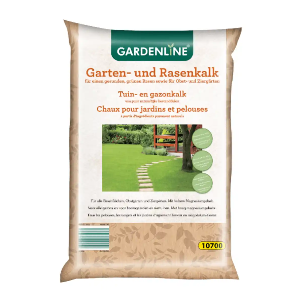 Bild 1 von GARDENLINE Garten- und Rasenkalk 10kg