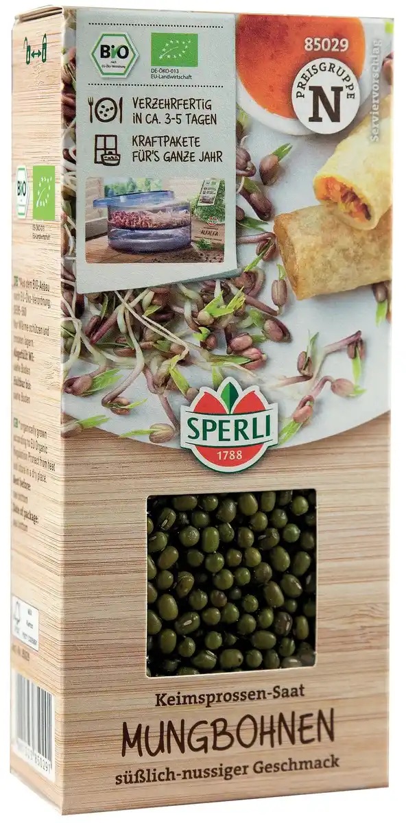 Bild 1 von Sperli BIO Keimsprossen-Saat Mungbohnen