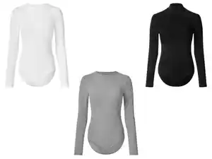 esmara® Damen Gerippter Langarmbody