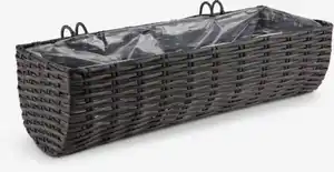 Balkonkasten STEINTROST B18xL50xH16 schwarz