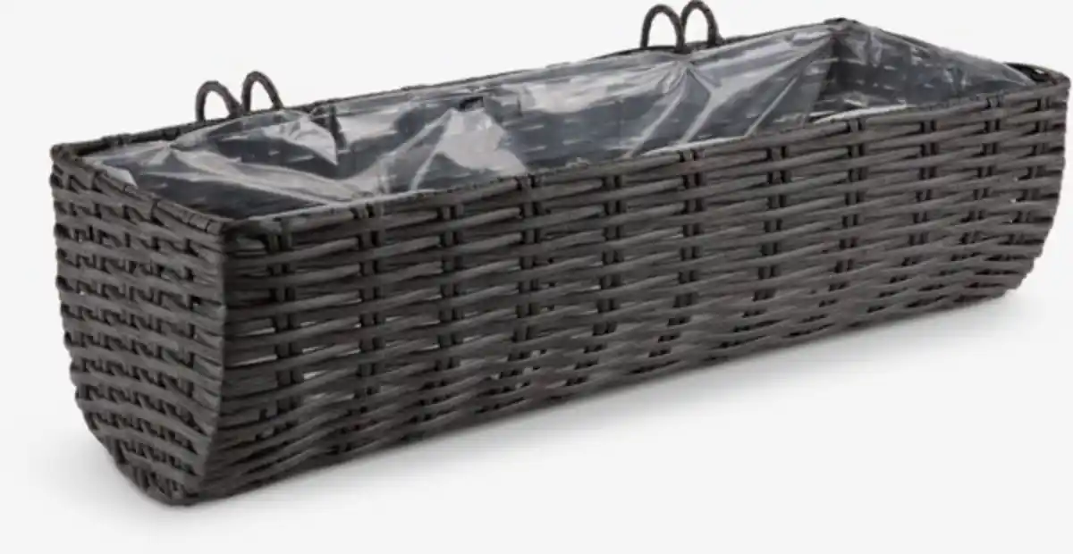 Bild 1 von Balkonkasten STEINTROST B18xL50xH16 schwarz