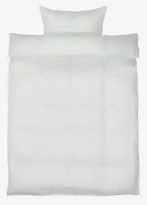 Bettwäsche JULIE Mikrofaser 135x200 weiß