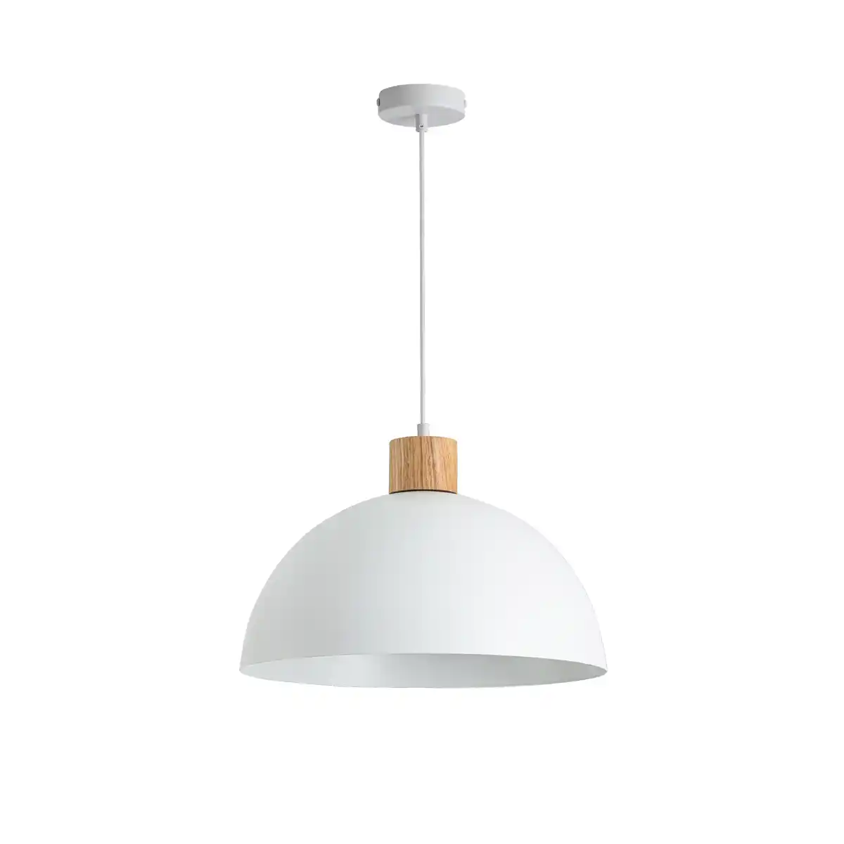 Bild 1 von toom Pendelleuchte 'Tilda' Metall weiß Ø 40 cm