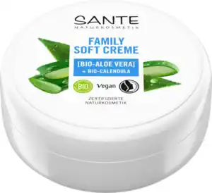 SANTE NATURKOSMETIK Pflegecreme Soft Family Bio-Calendula & Bio-Aloe Vera, 150 ml