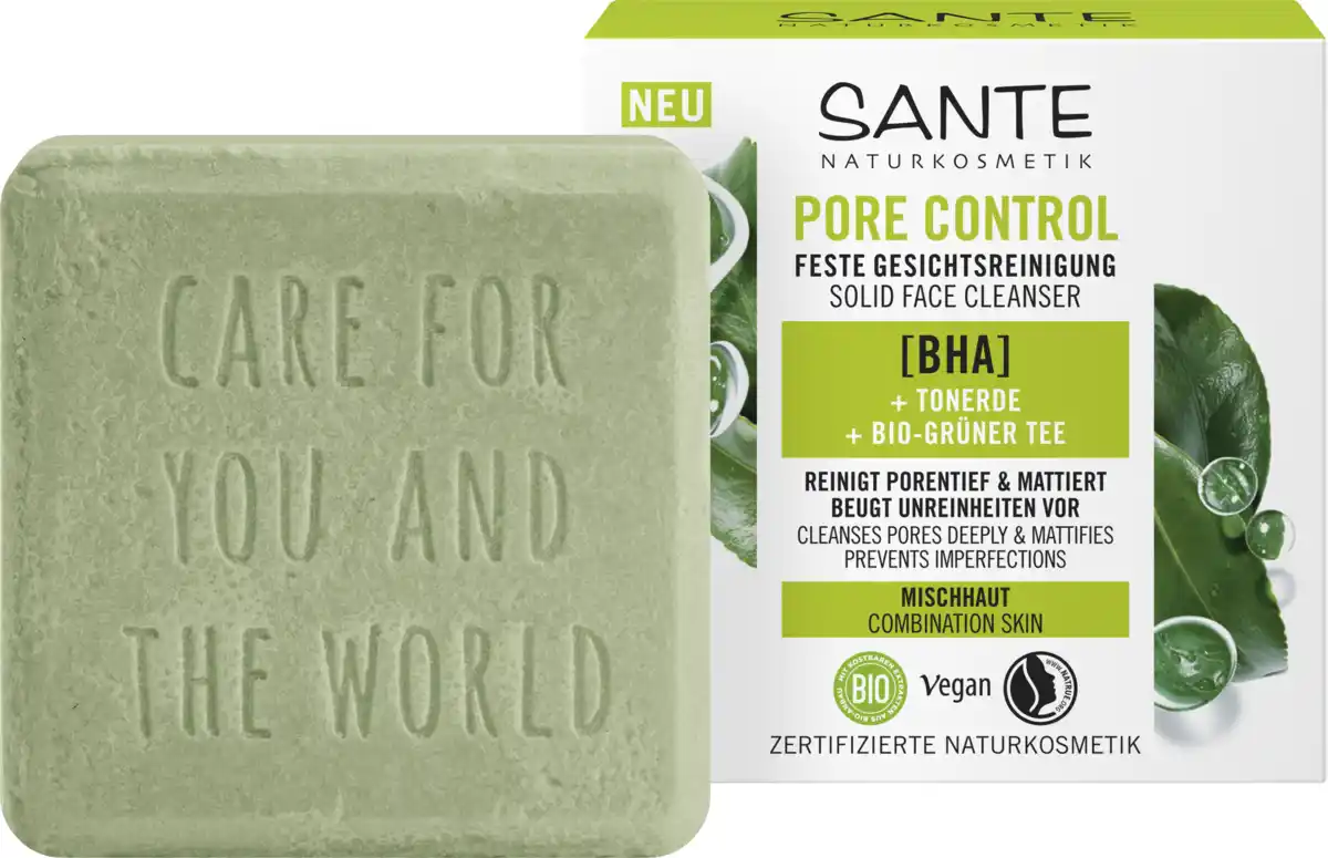 Bild 1 von SANTE NATURKOSMETIK Feste Gesichtsreinigung Pore Control, 60 g