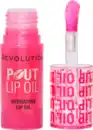 Bild 1 von REVOLUTION Lippenöl Pout Lip Oil, Watermelon Pink, 4 ml