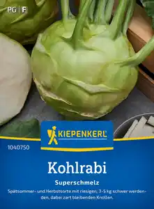 Kiepenkerl Saatgut Kohlrabi Superschmelz für ca. 100 Pflanzen