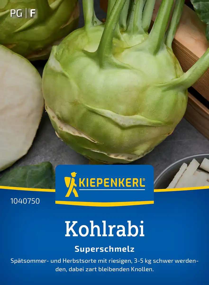 Bild 1 von Kiepenkerl Saatgut Kohlrabi Superschmelz für ca. 100 Pflanzen