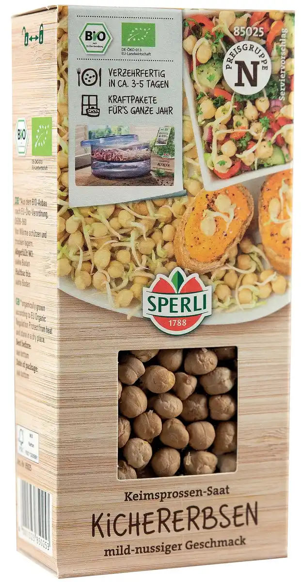 Bild 1 von Sperli BIO Keimsprossen-Saat Kichererbse