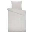 Bild 1 von NOVITESSE Seersucker-Bettwäsche, Weiße Blume, 135 x 200 + 80 x 80 cm