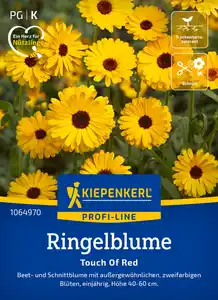 Kiepenkerl Profi-Line Blumensamen Ringelblumen Touch Of Red für ca. 80 Pflanzen