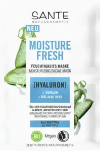 SANTE NATURKOSMETIK Gesichtsmaske Moisture Fresh Hyaluron (2x4ml), 8 ml
